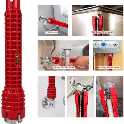 Llave multifuncional de plomería 8 en 1 la herramienta perfecta para tu hogar