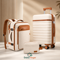 Juego de Equipaje de 3 Piezas – Valija de 20” + Mochila de 18” + Neceser