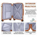 Juego de Equipaje de 3 Piezas – Valija de 20” + Mochila de 18” + Neceser