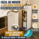 Organizador Estrecho con Cajones para Baño | Compacto, Impermeable, con Ruedas y Porta Pañuelos Integrado