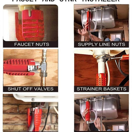 Llave multifuncional de plomería 8 en 1 la herramienta perfecta para tu hogar