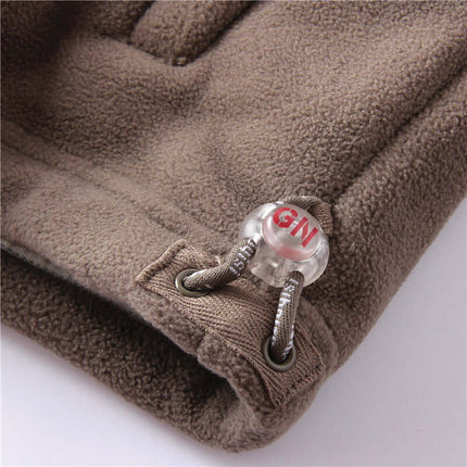 Chaqueta con capucha para hombre y forro de doble capa