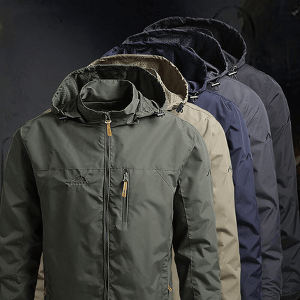 Chaqueta para exteriores: resistente al viento y al agua