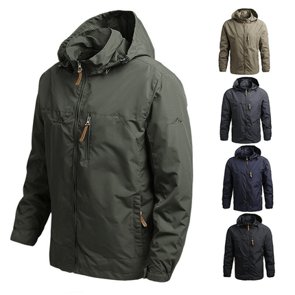 Chaqueta para exteriores: resistente al viento y al agua